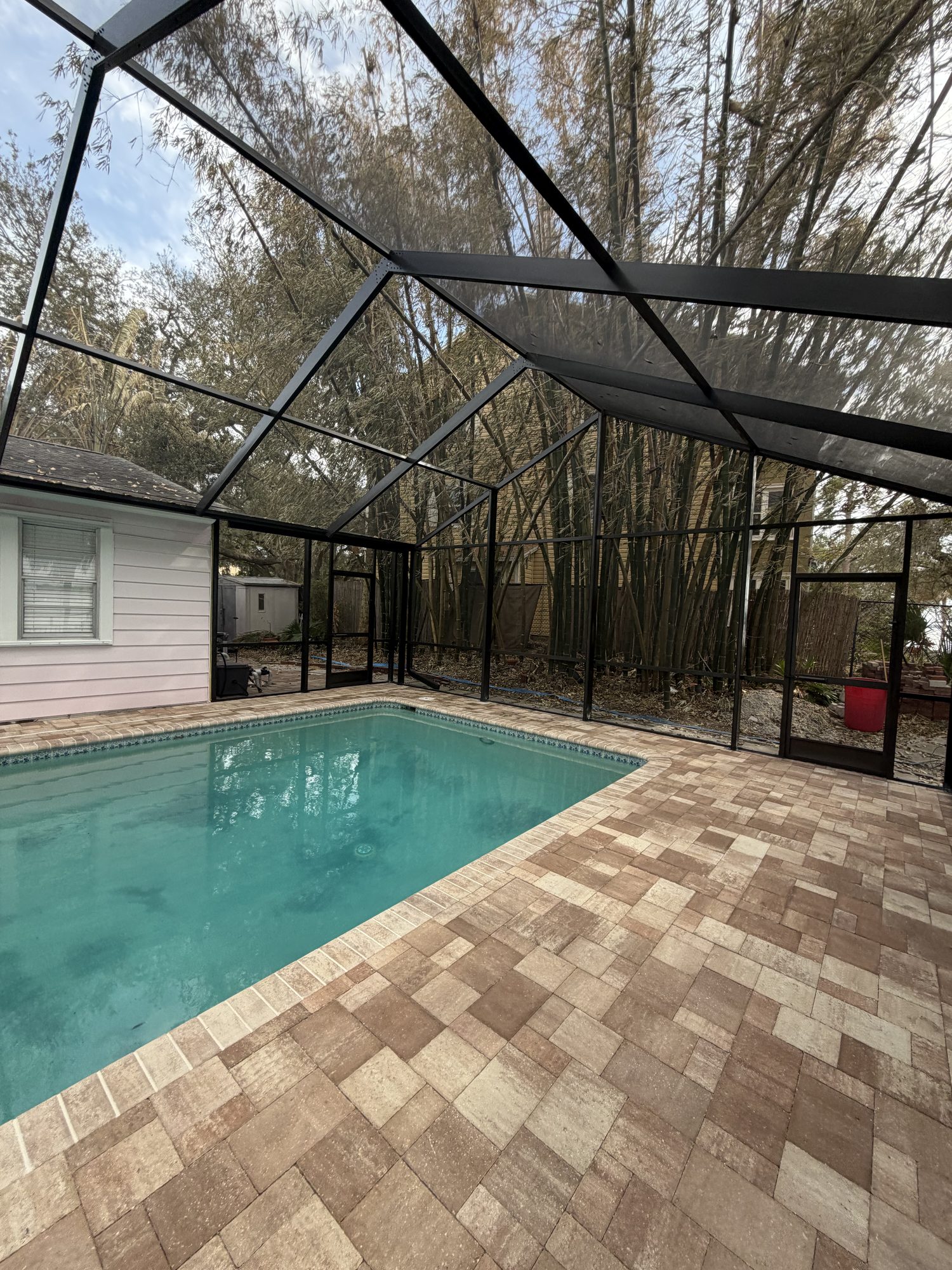 Gable Pool Enclosure