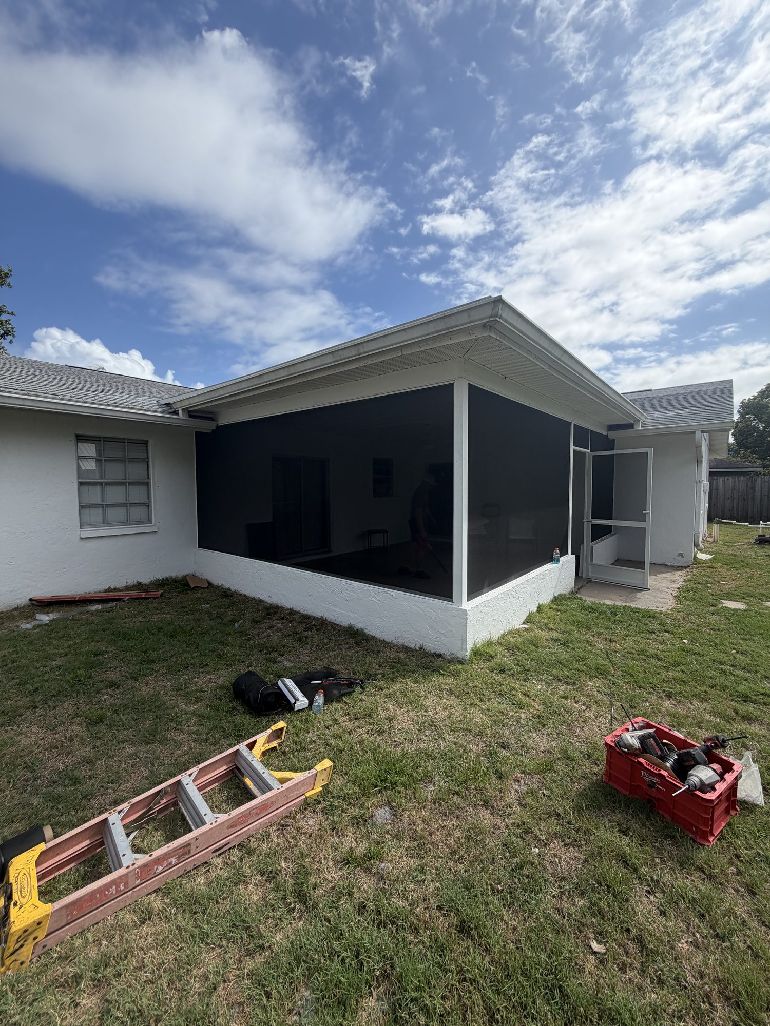 Covered Patio Screen