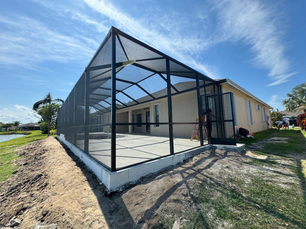 Gable Pool Enclosure